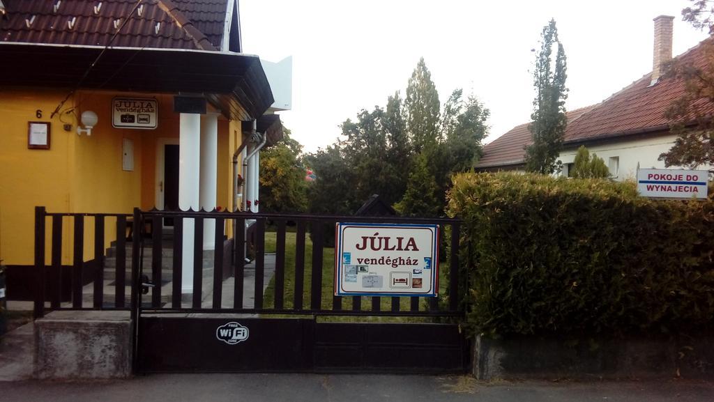 Júlia Vendégház Sárospatak Exterior foto